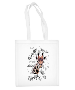 Medvilninis pirkinių krepšys "Giraffe Totebag", Marskineliai.lt, susikurkite savo marškinėlius