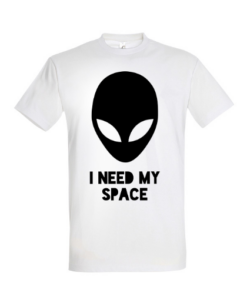 Universalūs marškinėliai "I Need My Space", Marskineliai.lt, susikurkite savo marškinėlius