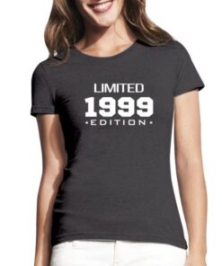 Rudi moteriški trumpomis rankovėmis medvilniniai marškinėliai su spauda Limited edition
