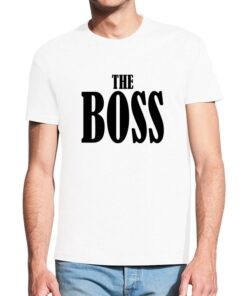 Vyriški marškinėliai su spauda The Boss