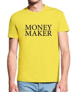 Vyriiški marškinėliai su spauda Money maker