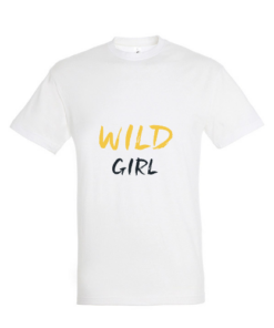 Universalūs marškinėliai "WILD girl", Marskineliai.lt, susikurkite savo marškinėlius