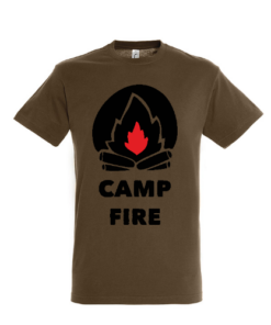 Universalūs marškinėliai "Camp fire", Marskineliai.lt, susikurkite savo marškinėlius