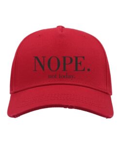 Universali kepurė su spauda Nope