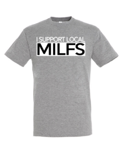 Universalūs marškinėliai "I support MILFS P", Marskineliai.lt, susikurkite savo marškinėlius