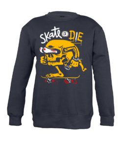 Vaikiškas džemperis "skate or die", Marskineliai.lt, susikurkite savo marškinėlius