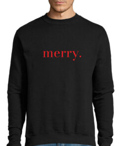 Universalus kalėdinis džemperis vyrams ir moterims Merry