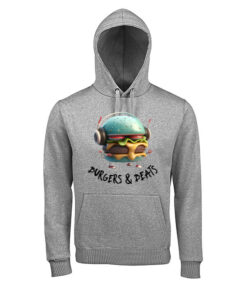 Universalus džemperis Sol's "Burgers & Beats" pilka melanžinė