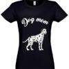 Moteriški marškinėliai "Dog mom" juoda
