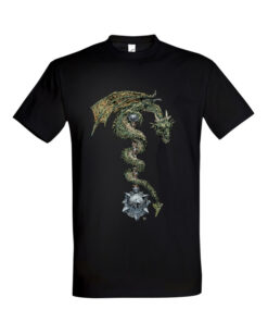 Universalūs marškinėliai "Dragon Mace" juoda