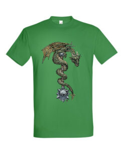 Universalūs marškinėliai "Dragon Mace" kelly žalia