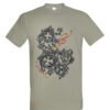 Universalūs marškinėliai "Gothic Ornament" khaki