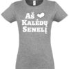 Moteriški marškinėliai "Myliu Kalėdų Senelį"
