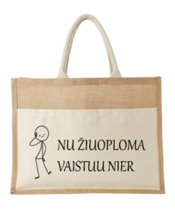Medžiaginis pirkinių krepšys "Žiuoploma"
