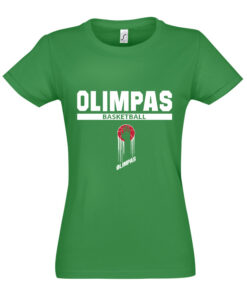 Moteriški marškinėliai "Olimpas žalia 1"