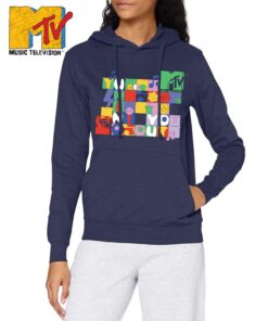 Džemperis su gobtuvu ir spauda priekyje Music - MTV kolekcija