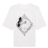 Universalūs ekologiški oversized marškinėliai "Abstract eagle"