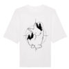 Universalūs ekologiški oversized marškinėliai "Bunny"