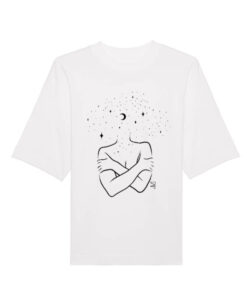Universalūs ekologiški oversized marškinėliai "Magic you"
