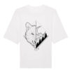 Universalūs ekologiški oversized marškinėliai "Nature wolf"