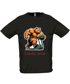 Vyriški marškinėliai sportui "Cardio time"
