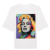 Universalūs ekologiški oversized marškinėliai "Marilyn Monroe"