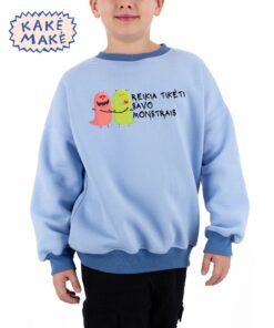 Vaikiškas džemperis su spauda iš Kakė Makė kolekcijos