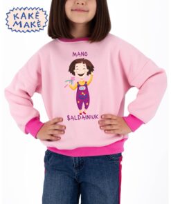 Vaikiškas džemperis su spauda iš Kakė Makė kolekcijos