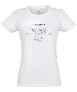 Moteriški marškinėliai "THE PARTY"