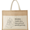 Medžiaginis pirkinių krepšys "Krepšys - mamai"