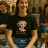 Moteriški marškinėliai su juokingais užrašais Ballerina Cappuccina