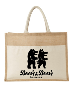 Medžiaginis pirkinių krepšys "Bear  Boar Brewery"