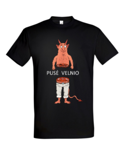Universalūs marškinėliai "Pusė velnio"