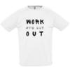 Vyriški marškinėliai sportui "Work Out"