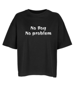 Moteriški oversized marškinėliai "No problem"