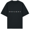 Ekologiški oversized marškinėliai "DRAUGAI - Friends"