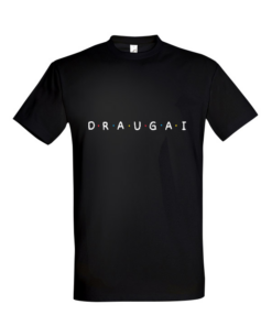 Universalūs marškinėliai "Balti - draugai D"