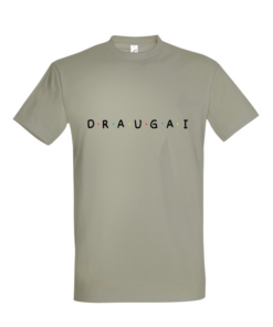 Universalūs marškinėliai "Khaki - draugai"
