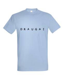 Universalūs marškinėliai "Žydri - draugai D"