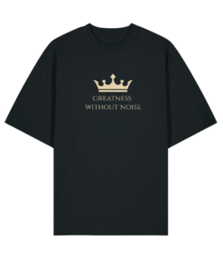 Ekologiški oversized marškinėliai "Greatness"