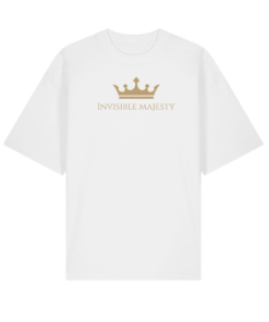 Ekologiški oversized marškinėliai "Invisible Majesty"