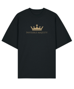 Ekologiški oversized marškinėliai "Invisible Majesty"