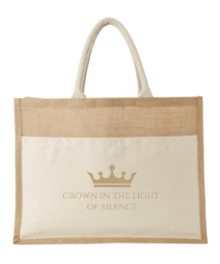 Medžiaginis pirkinių krepšys "Crown In The Light"