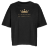 Moteriški oversized marškinėliai "A crown born"