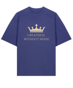 Universalūs ekologiški oversized marškinėliai "Greatness"