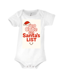 Vaikiški bodžiukai "Too Cute Xmas"