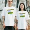 Madingiausi oversized marškinėliai su spauda 24/7
