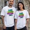 Madingiausi oversized marškinėliai su spauda 365