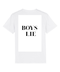 Universalūs ekologiški marškinėliai "Boys lie"