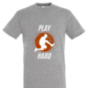 Universalūs marškinėliai "Play hard basketball"